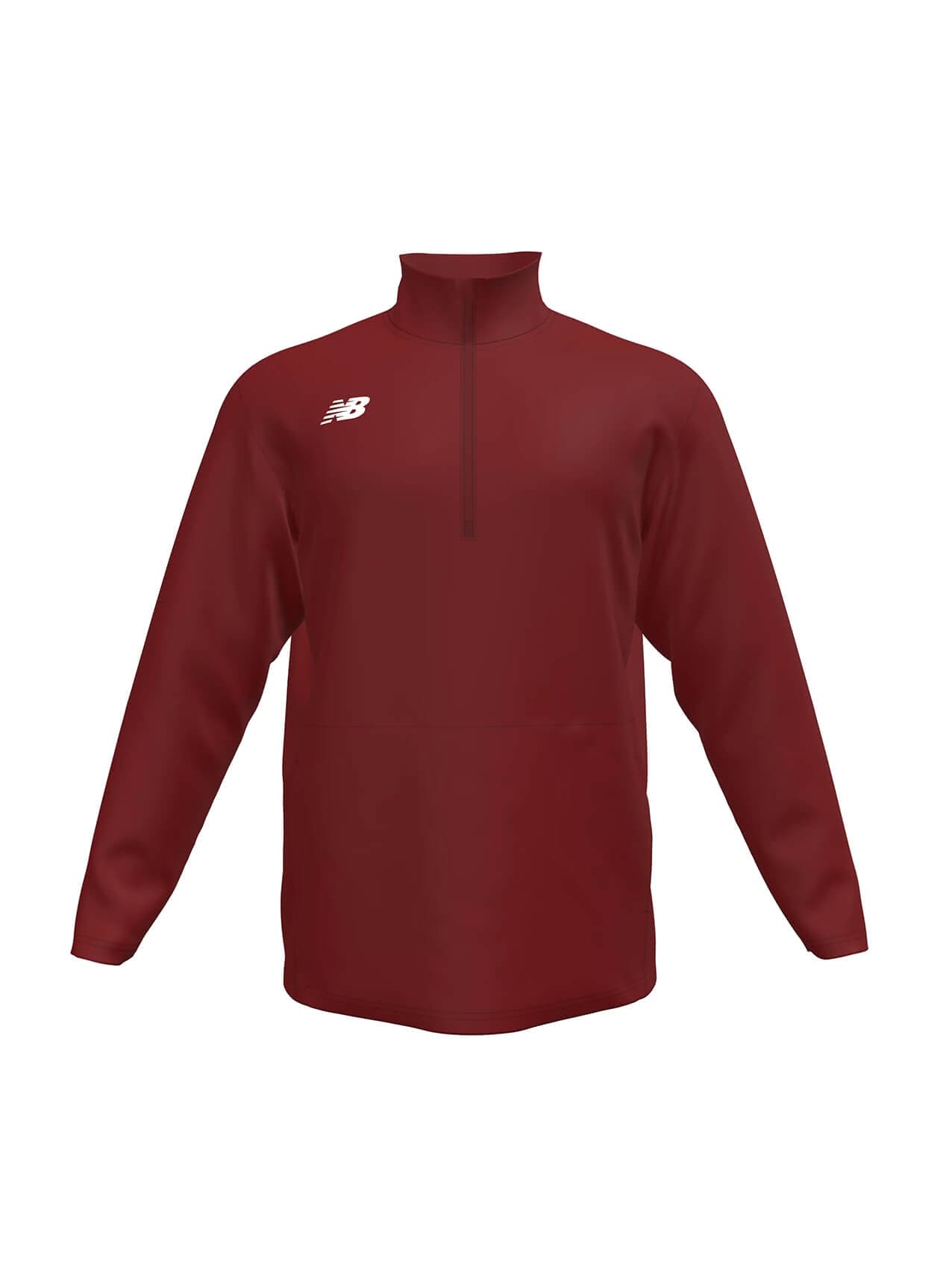 New Balance Men's Thermal Half Zip - Mercury Red (MCR) 3XL