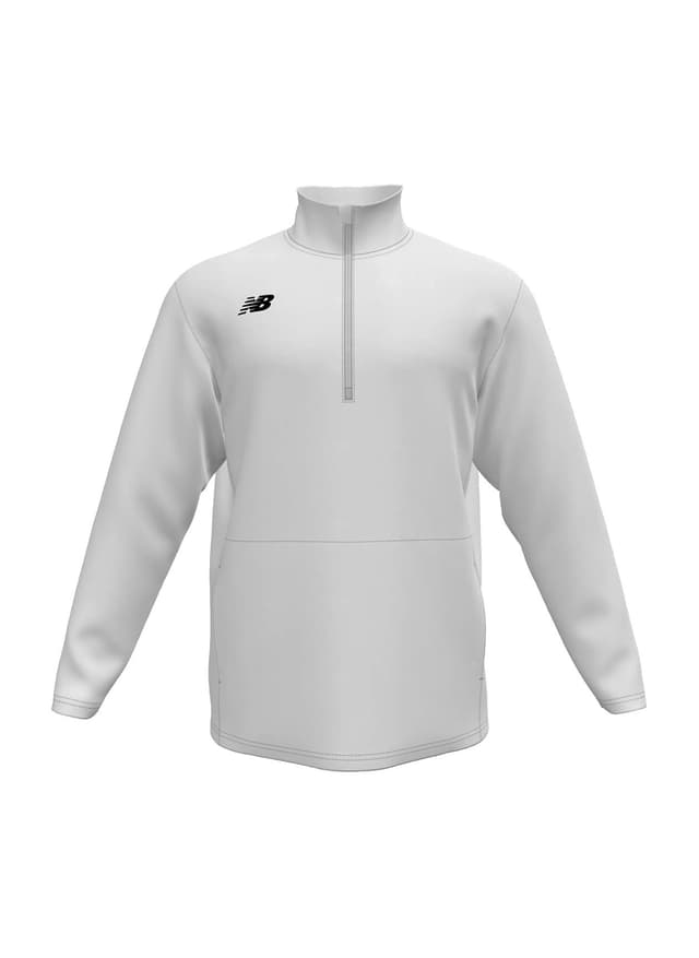 New Balance Men's Thermal Half Zip - White 3XL