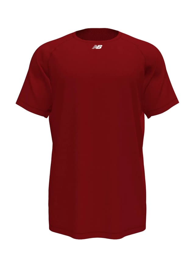New Balance Men's Raglan Tech T-Shirt - Mercury Red (MCR) 3XL