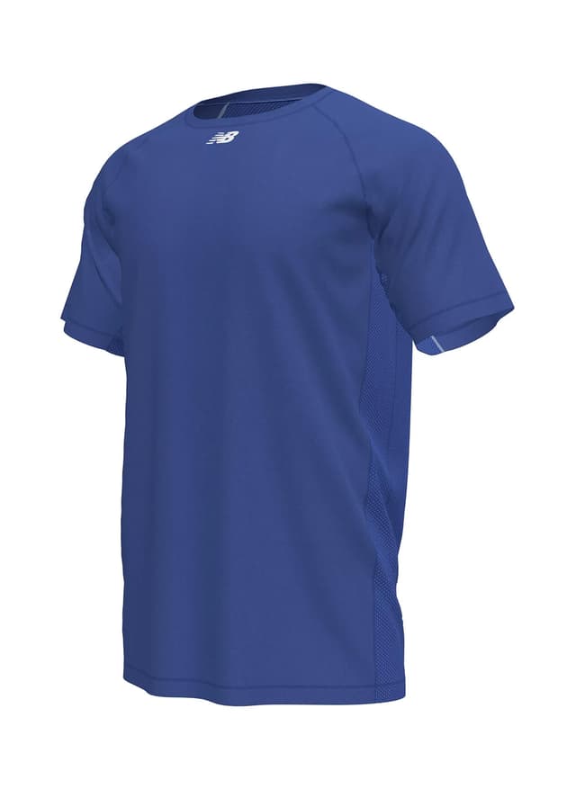 New Balance Men's Raglan Tech T-Shirt - Blue 3XL