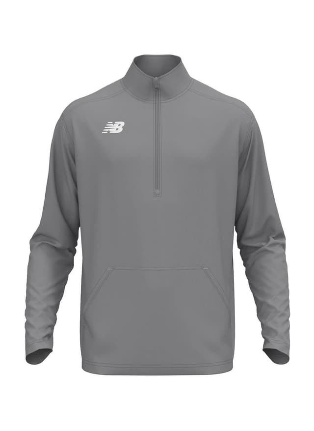 New Balance Men's Midfield Half Zip - Dark Grey 3XL