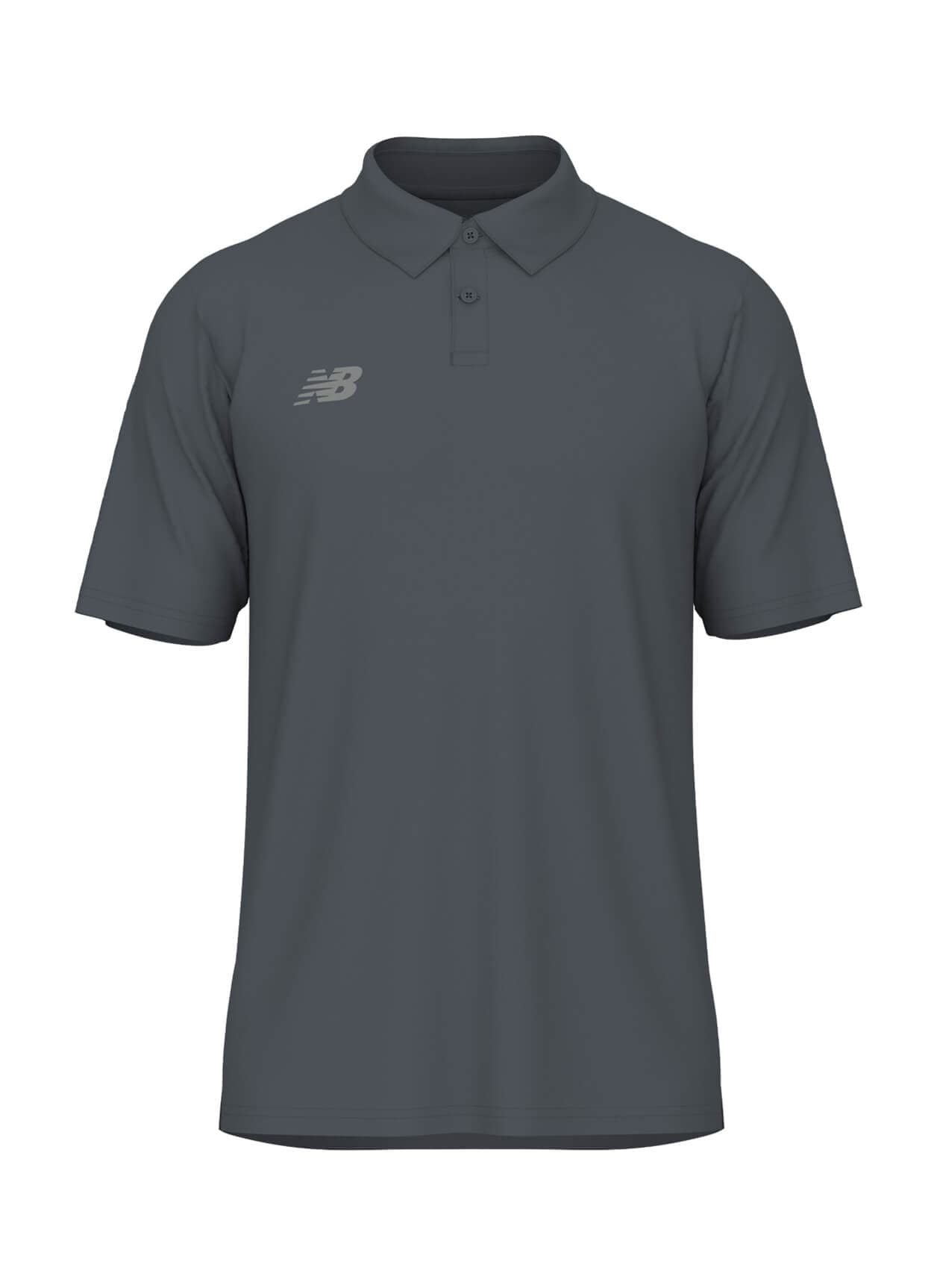 New Balance Men's Performance Polo - Dark Grey 3XL