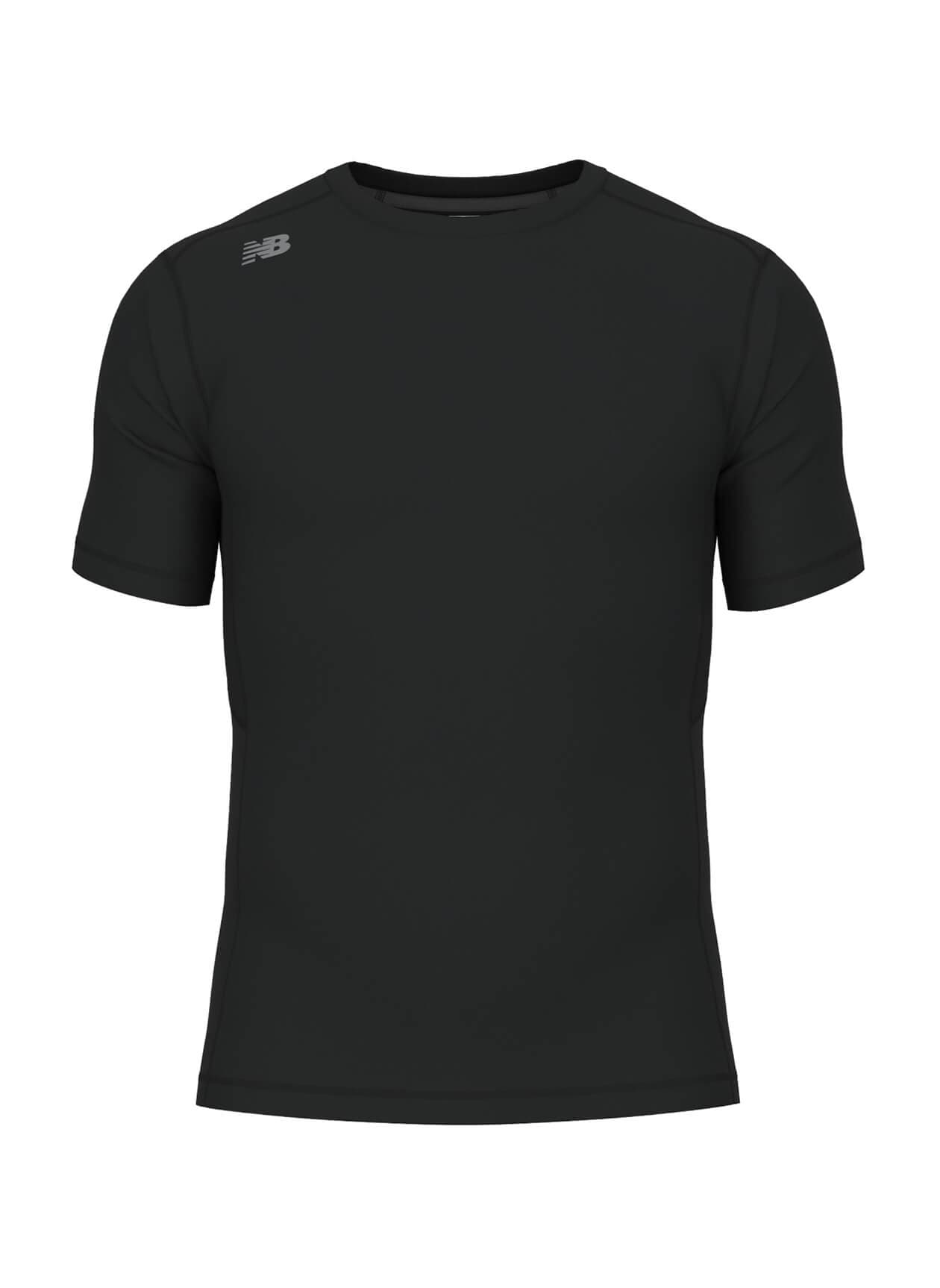 New Balance Men's Pace Short Sleeve Top - Black 3XL