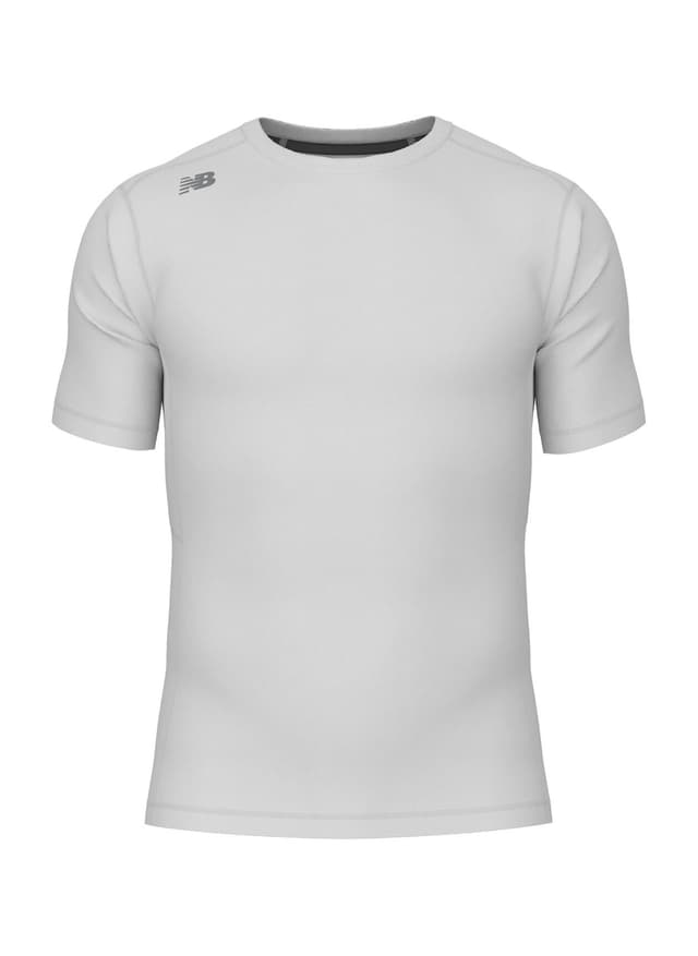 New Balance Men's Pace Short Sleeve Top - White 3XL