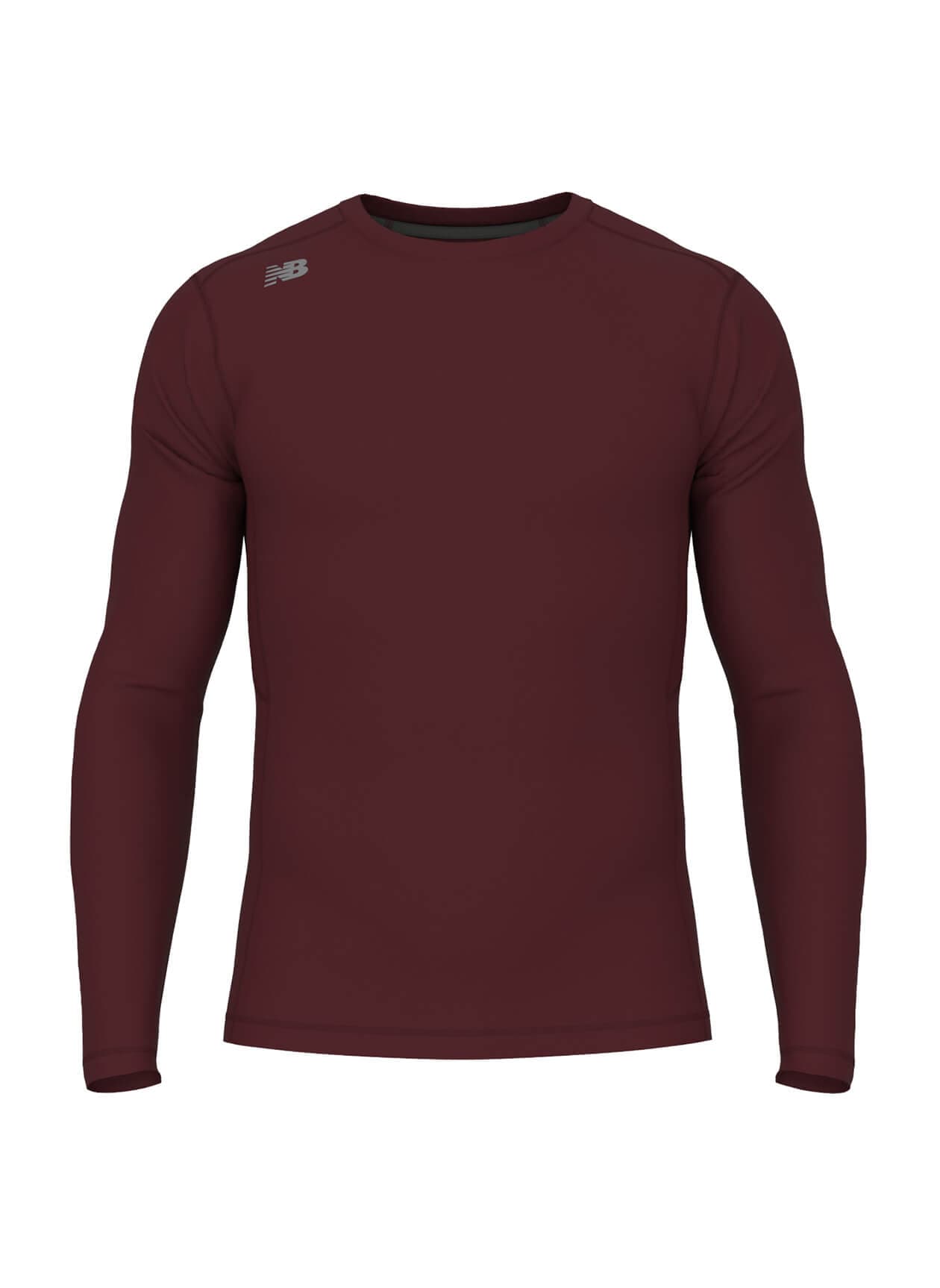 New Balance Men's Pace Long Sleeve Top - Red 3XL