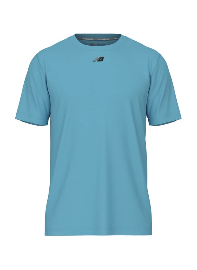 New Balance Men's Activate Tech T-Shirt - Cyan 3XL