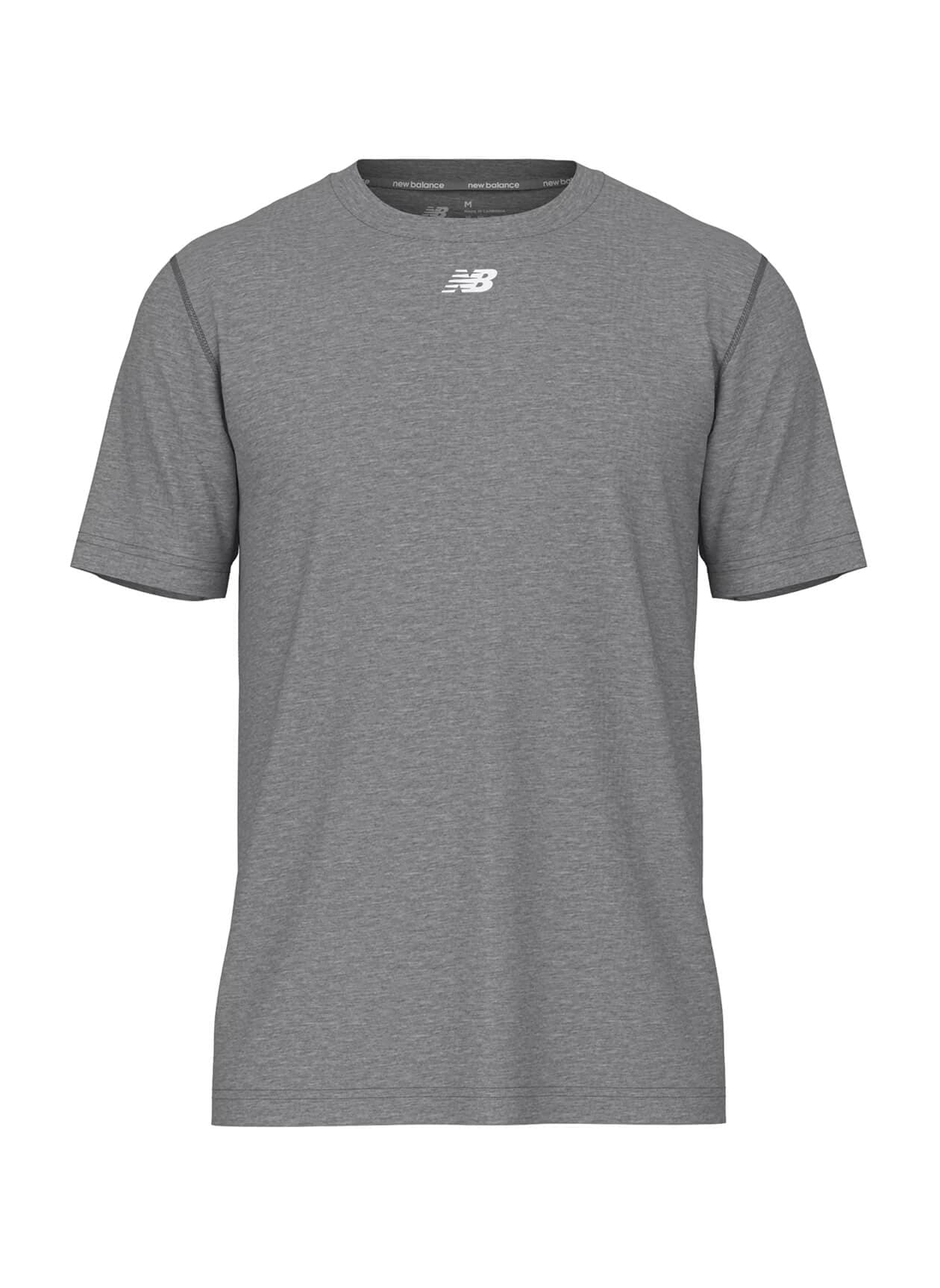 New Balance Men's Activate Tech T-Shirt - Dark Grey 3XL