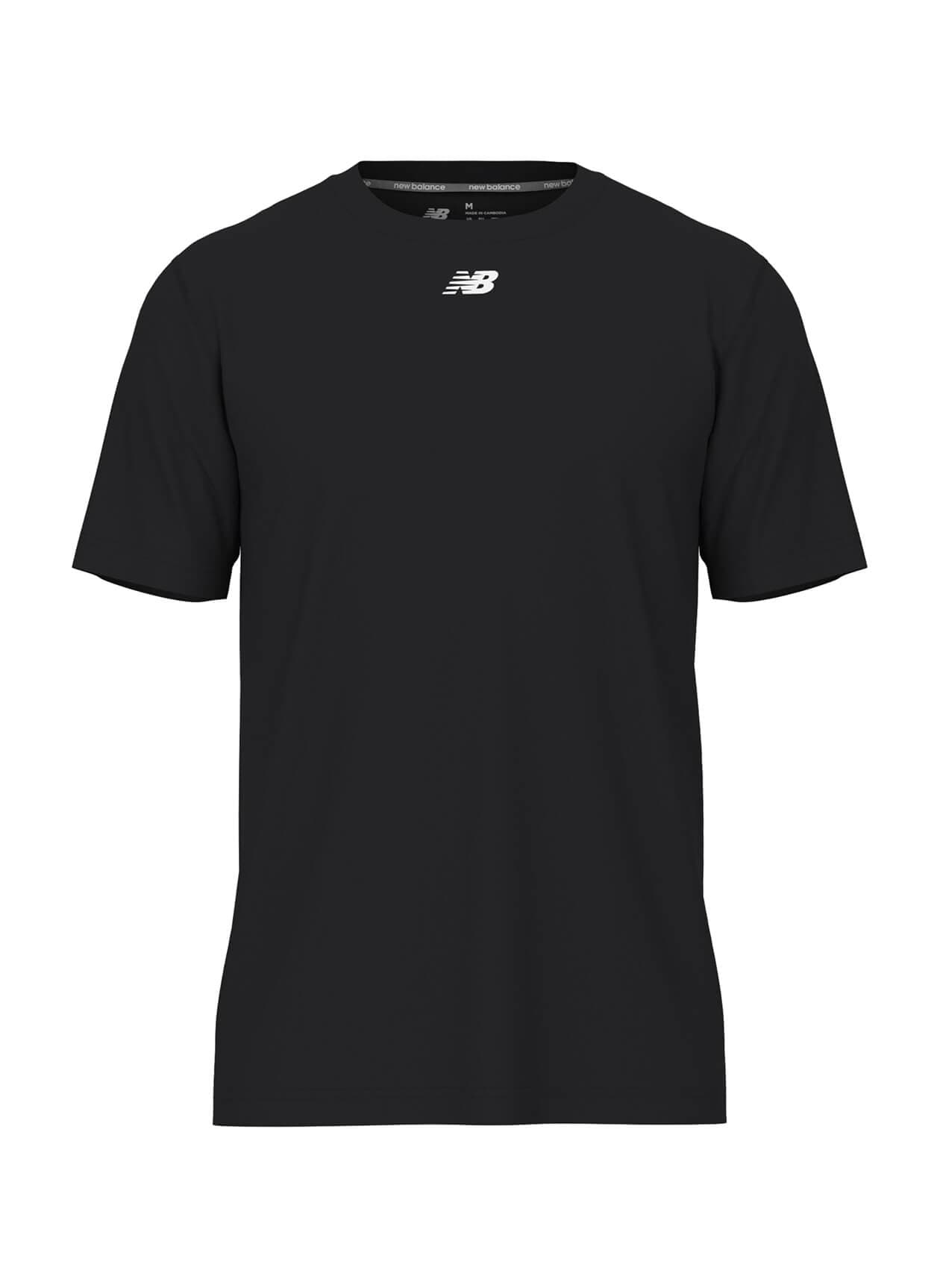 New Balance Men's Activate Tech T-Shirt - Black 3XL