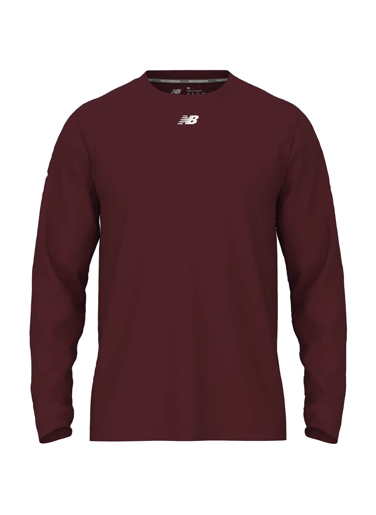 New Balance Men's Activate Long Sleeve Tech T-Shirt - Mercury Red (MCR) 3XL