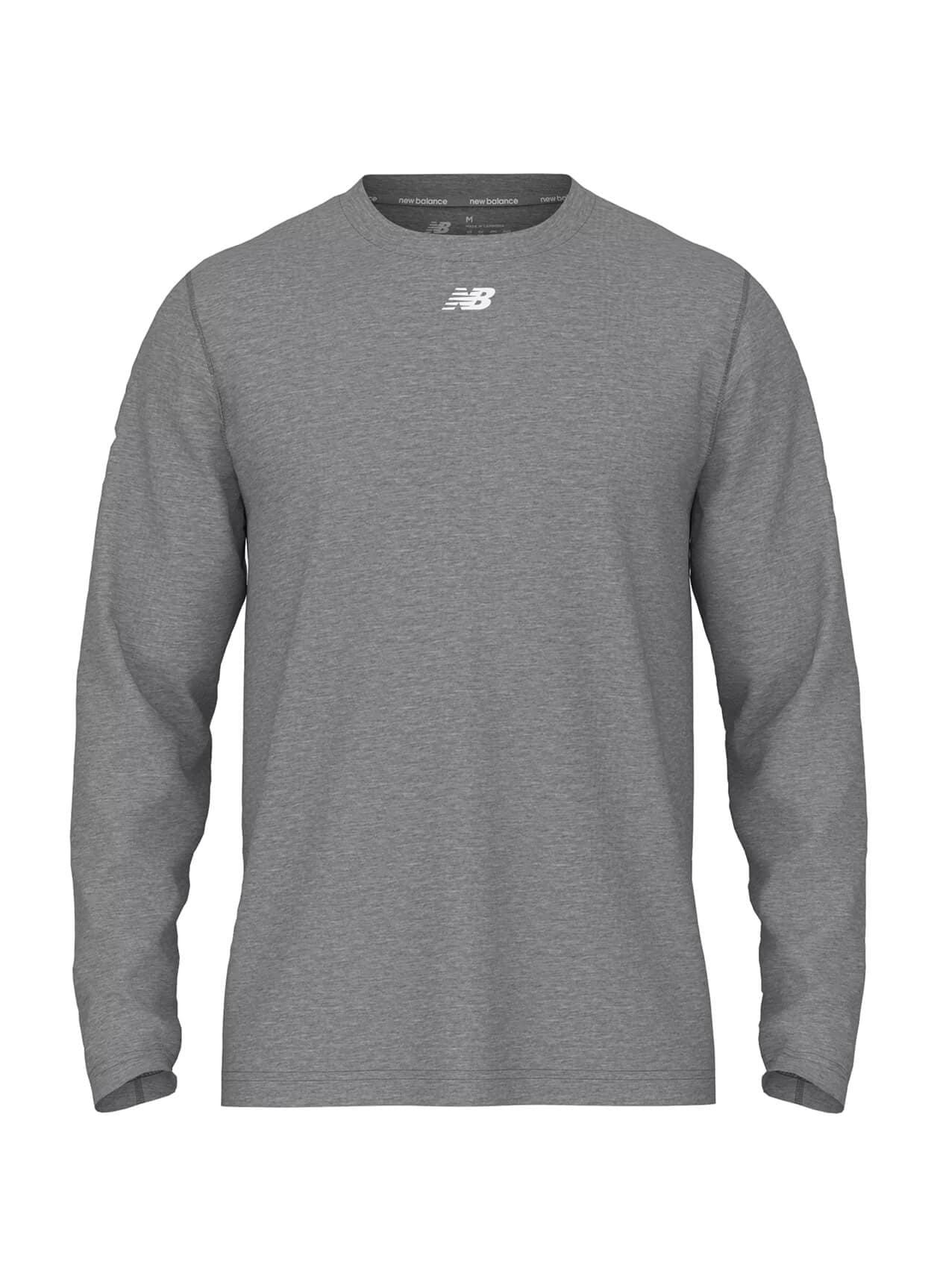New Balance Men's Activate Long Sleeve Tech T-Shirt - Dark Grey 3XL