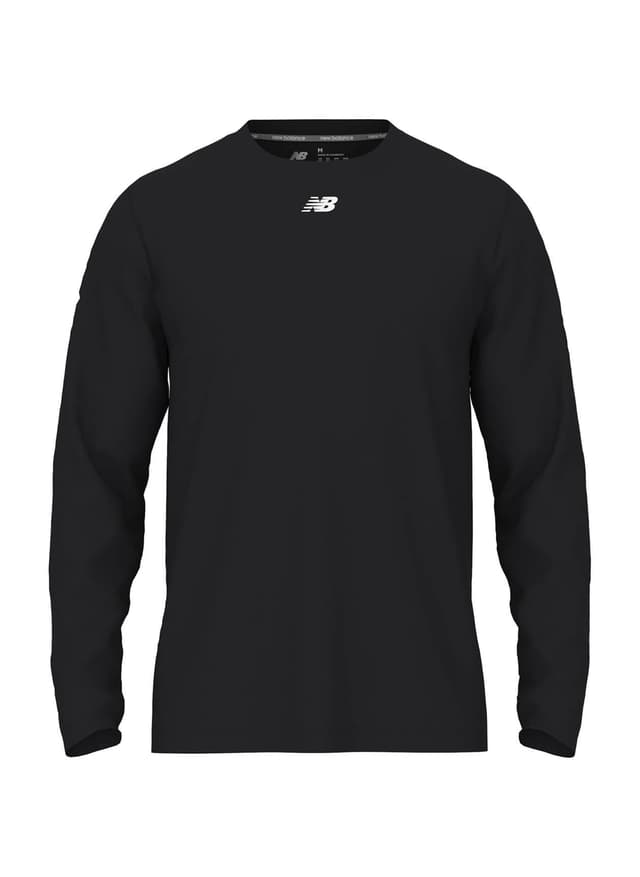New Balance Men's Activate Long Sleeve Tech T-Shirt - Black 3XL