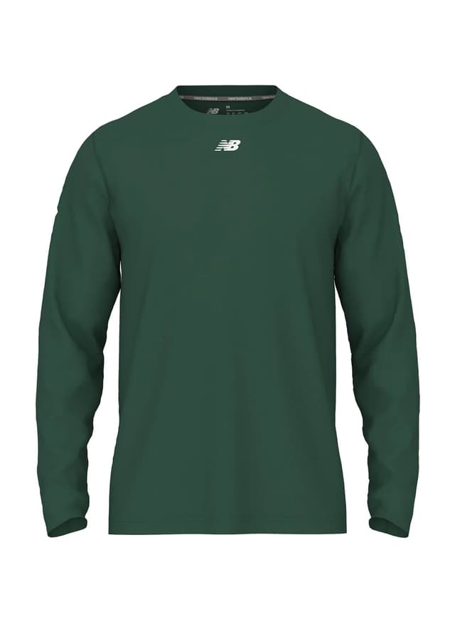 New Balance Men's Activate Long Sleeve Tech T-Shirt - Green 3XL