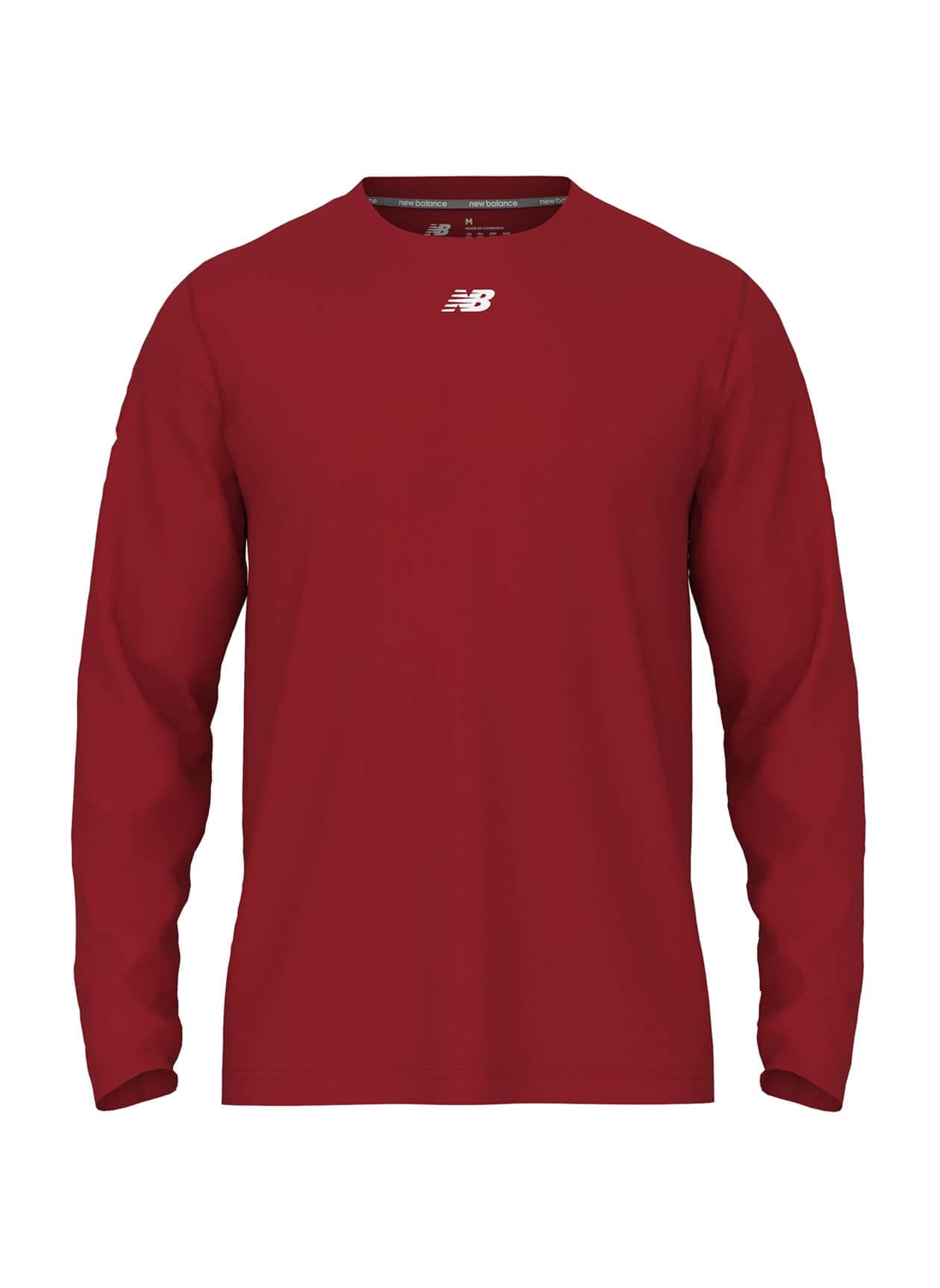 New Balance Men's Activate Long Sleeve Tech T-Shirt - Team Red (TRE) 3XL