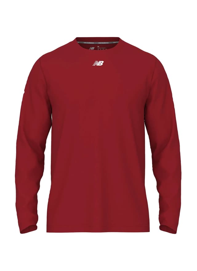 New Balance Men's Activate Long Sleeve Tech T-Shirt - Team Red (TRE) 3XL