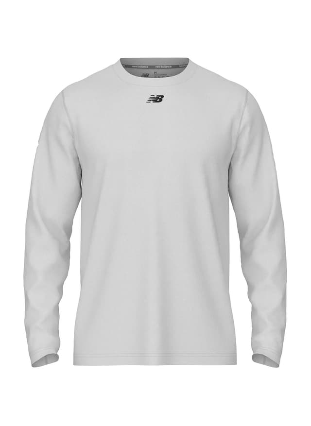New Balance Men's Activate Long Sleeve Tech T-Shirt - White 3XL