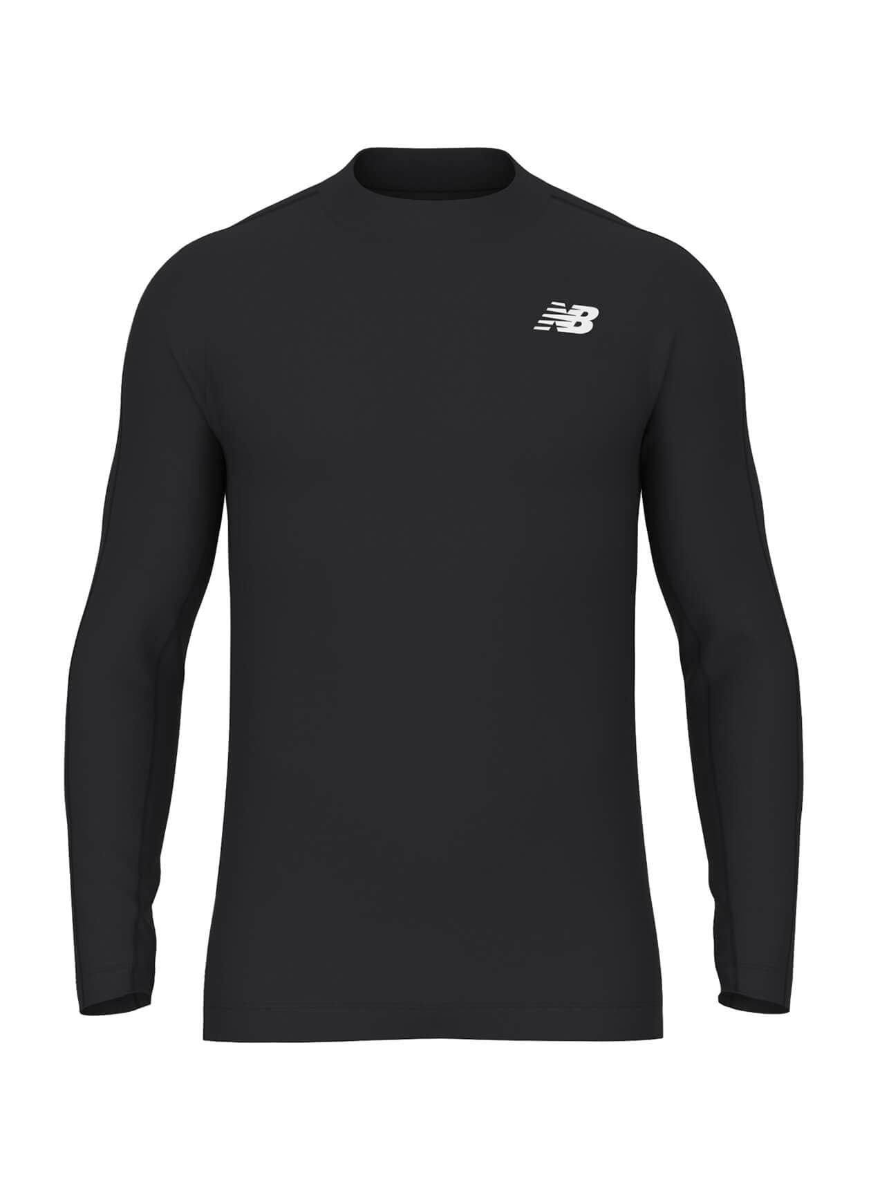 New Balance Men's Cold Weather Long Sleeve Base Layer - Black 3XL