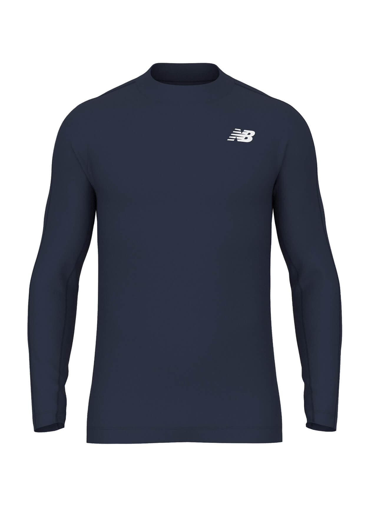 New Balance Men's Cold Weather Long Sleeve Base Layer - Navy 3XL