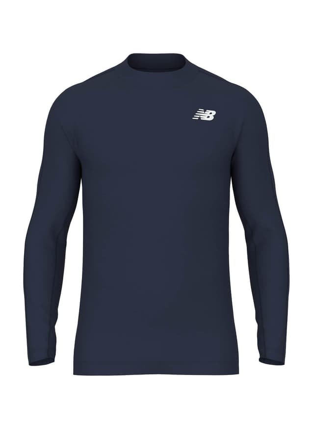 New Balance Men's Cold Weather Long Sleeve Base Layer - Navy 3XL