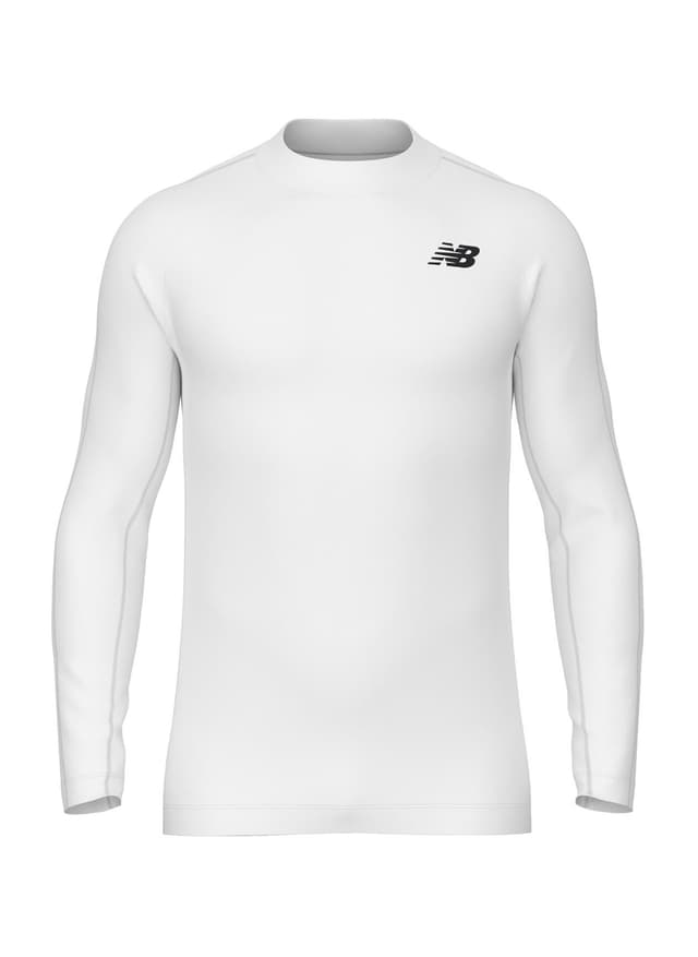 New Balance Men's Cold Weather Long Sleeve Base Layer - White 3XL