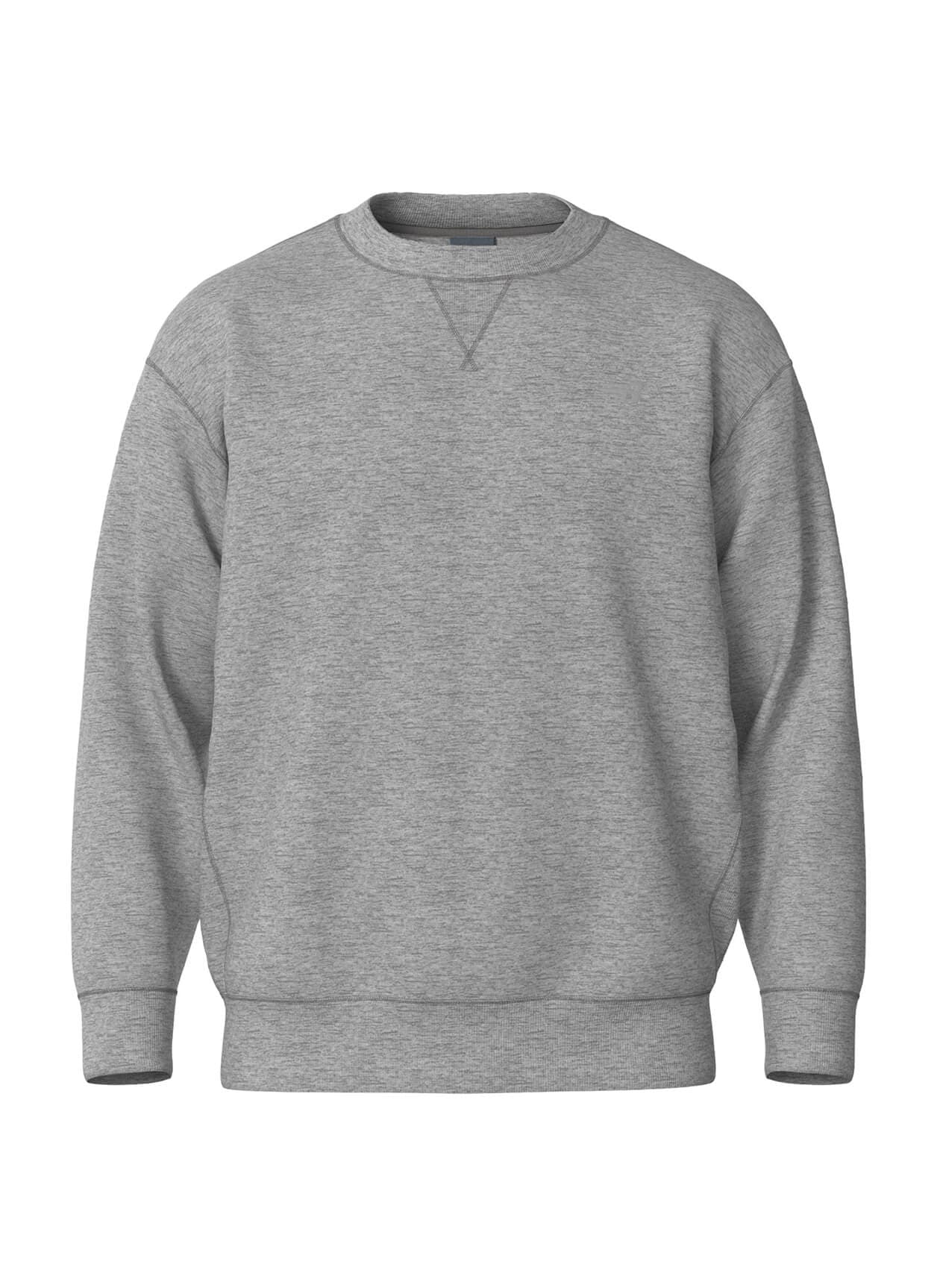 New Balance Men's Team Athletics French Terry Crew - Light Grey 3XL