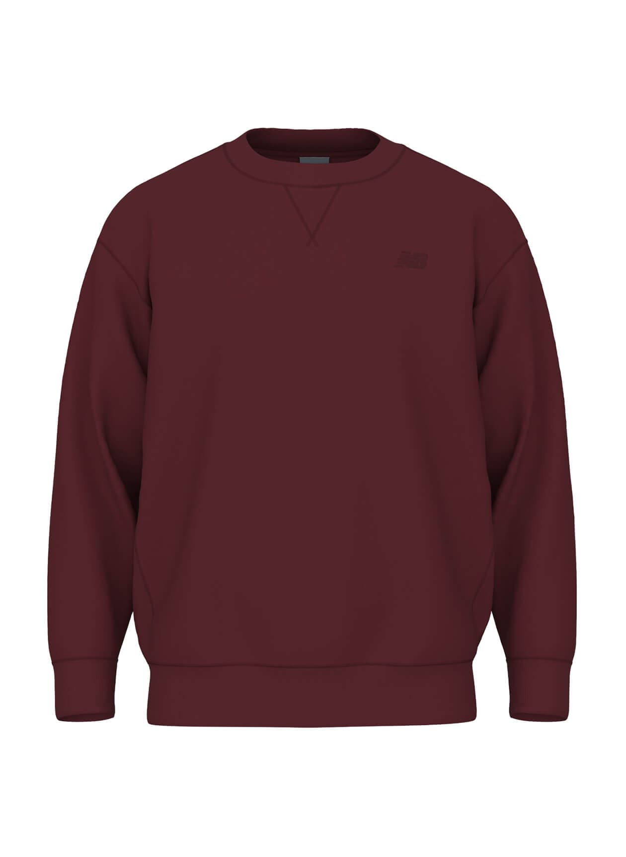 New Balance Men's Team Athletics French Terry Crew - Mercury Red (MCR) 3XL