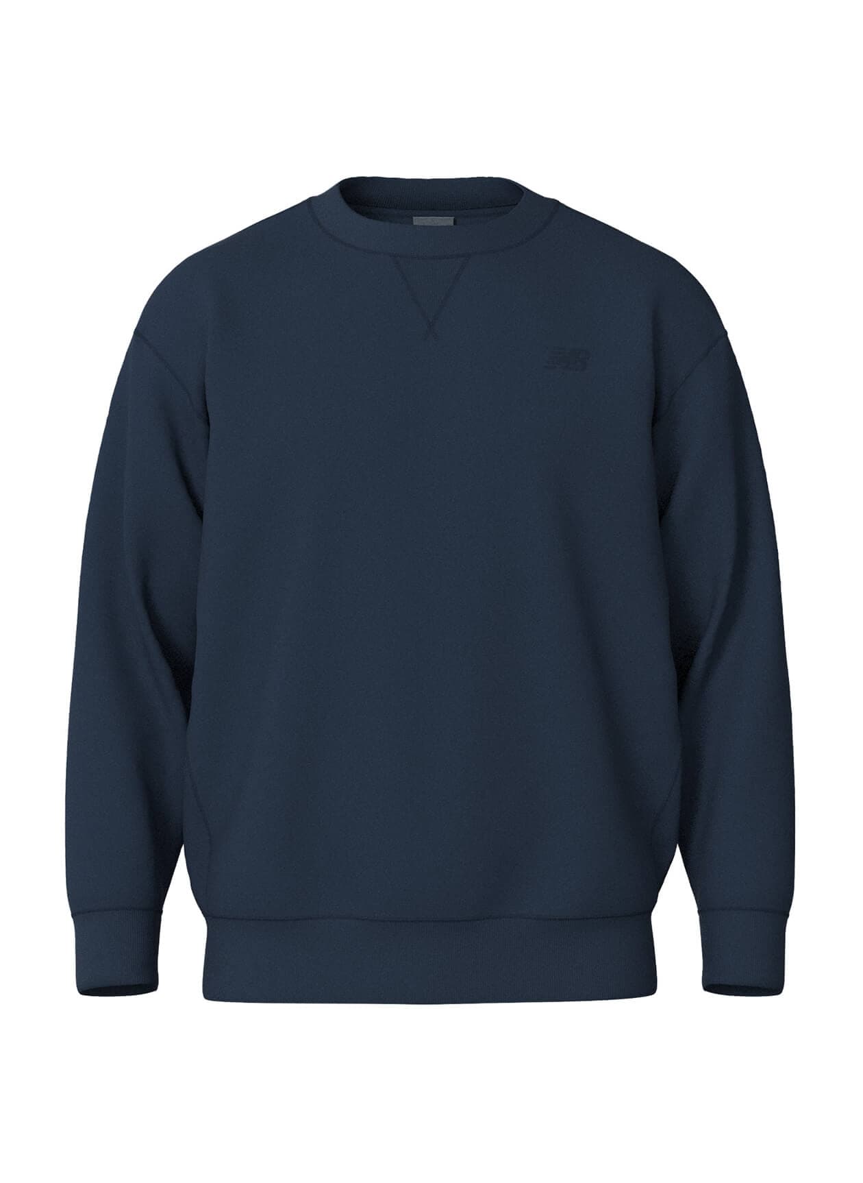New Balance Men's Team Athletics French Terry Crew - Navy 3XL