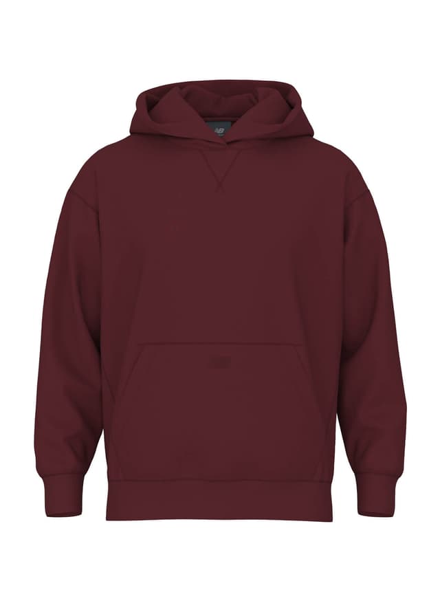 New Balance Men's Team Athletics French Terry Hoodie - Mercury Red (MCR) 3XL