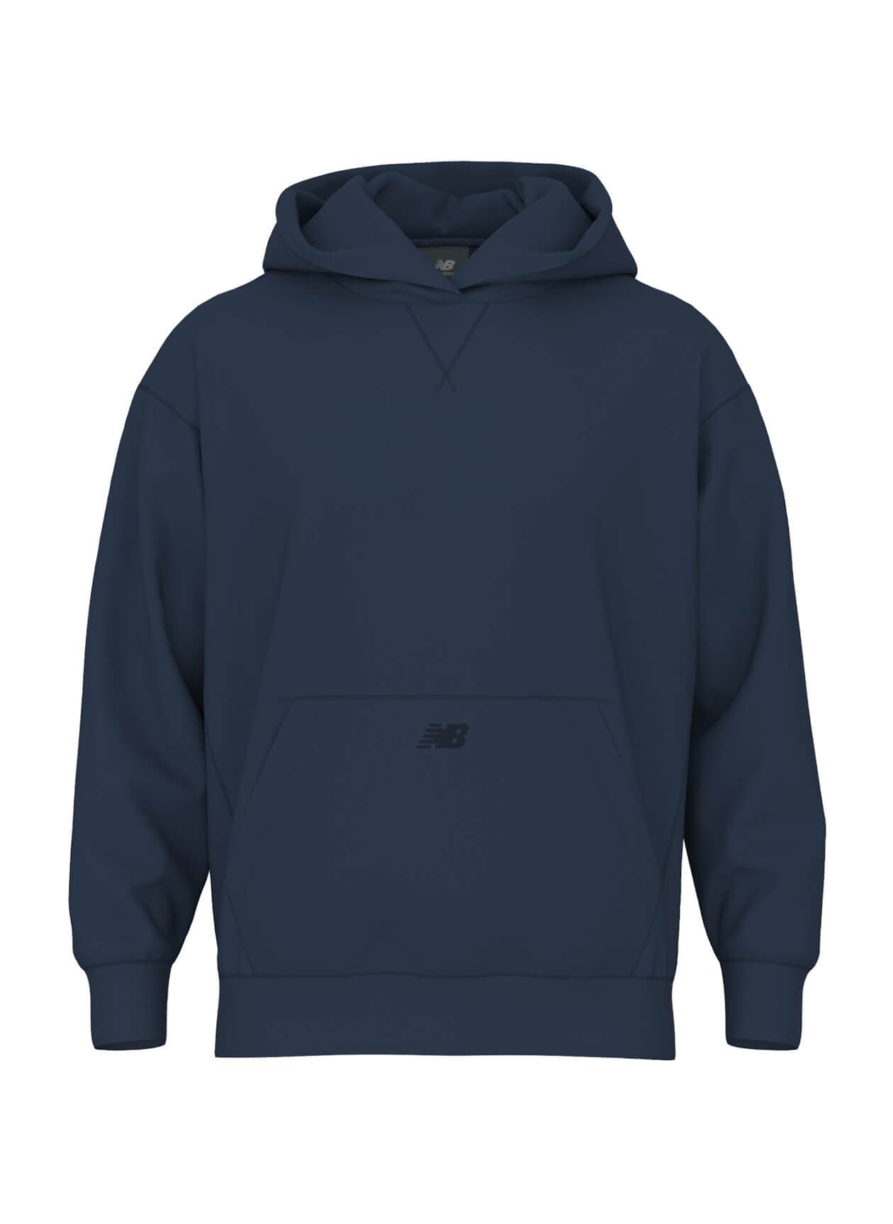 New Balance Men's Team Athletics French Terry Hoodie - Navy 3XL