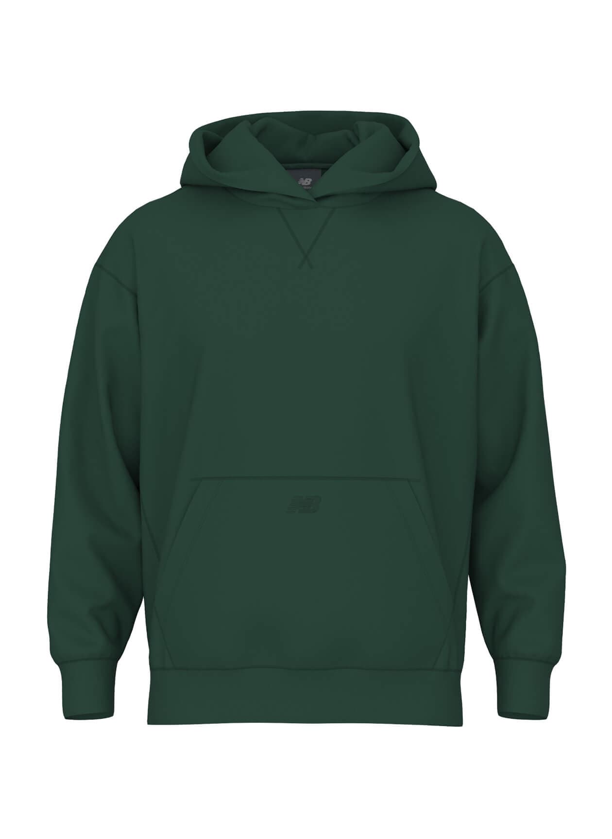 New Balance Men's Team Athletics French Terry Hoodie - Green 3XL