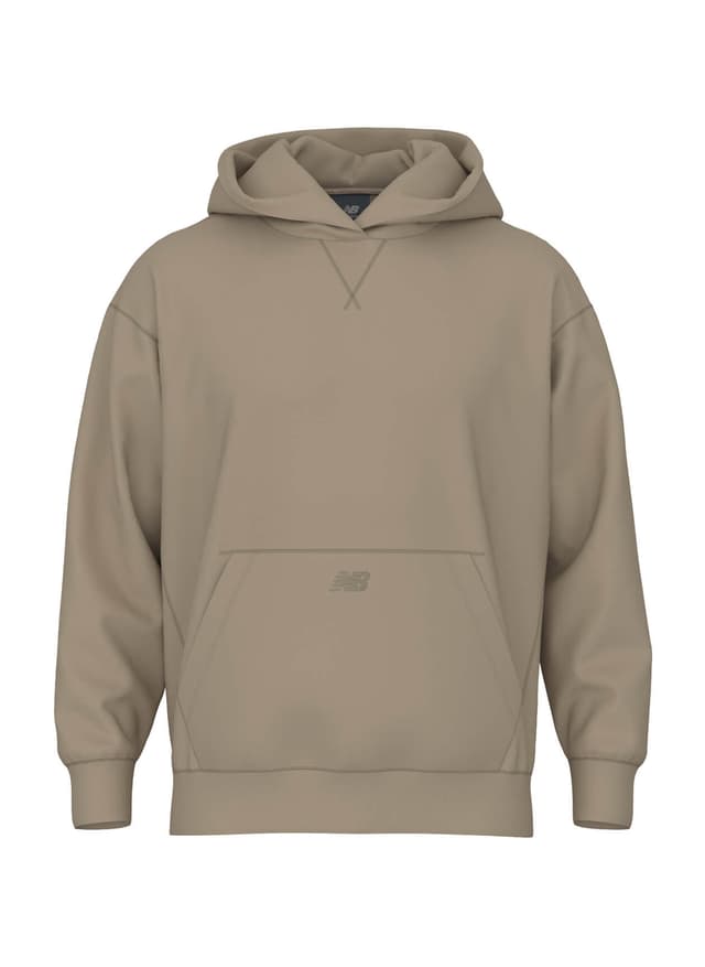 New Balance Men's Team Athletics French Terry Hoodie - Brown 3XL