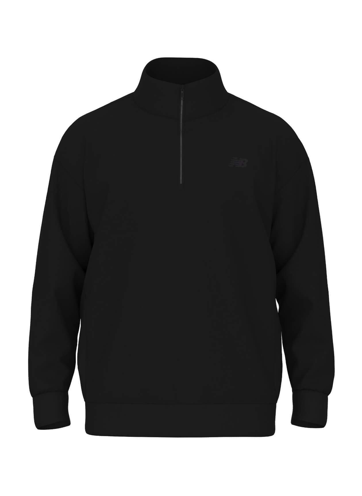 New Balance Men's Team Athletics Fleece Half Zip - Black 3XL