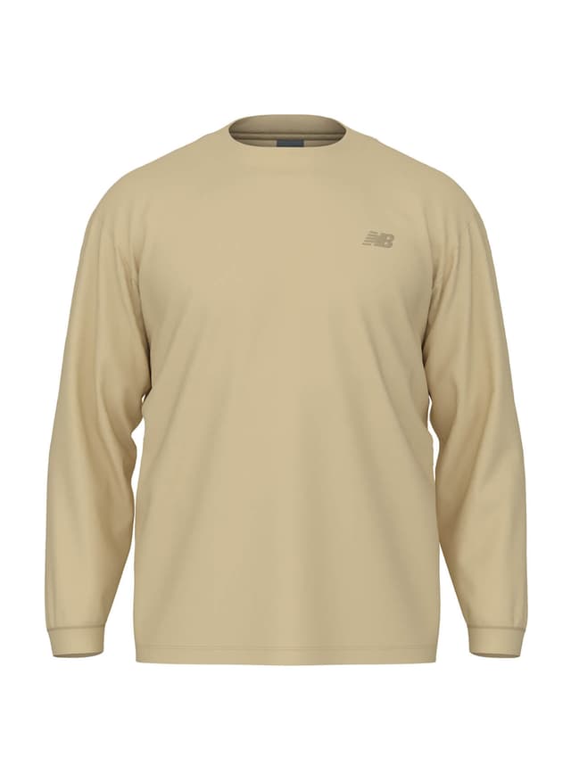 New Balance Men's Team Athletics Cotton Long Sleeve - Yellow 3XL
