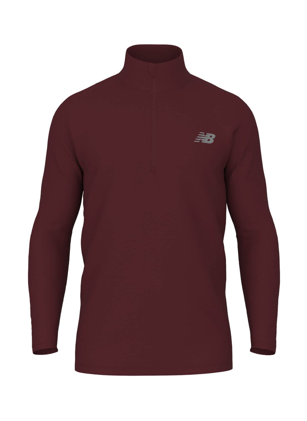 New Balance Men's Team Space Dye 1/4-Zip - Red 3XL