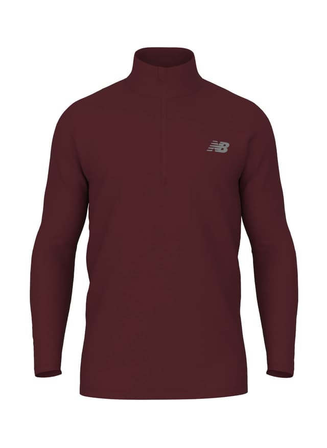 New Balance Men's Team Space Dye 1/4-Zip - Red 3XL