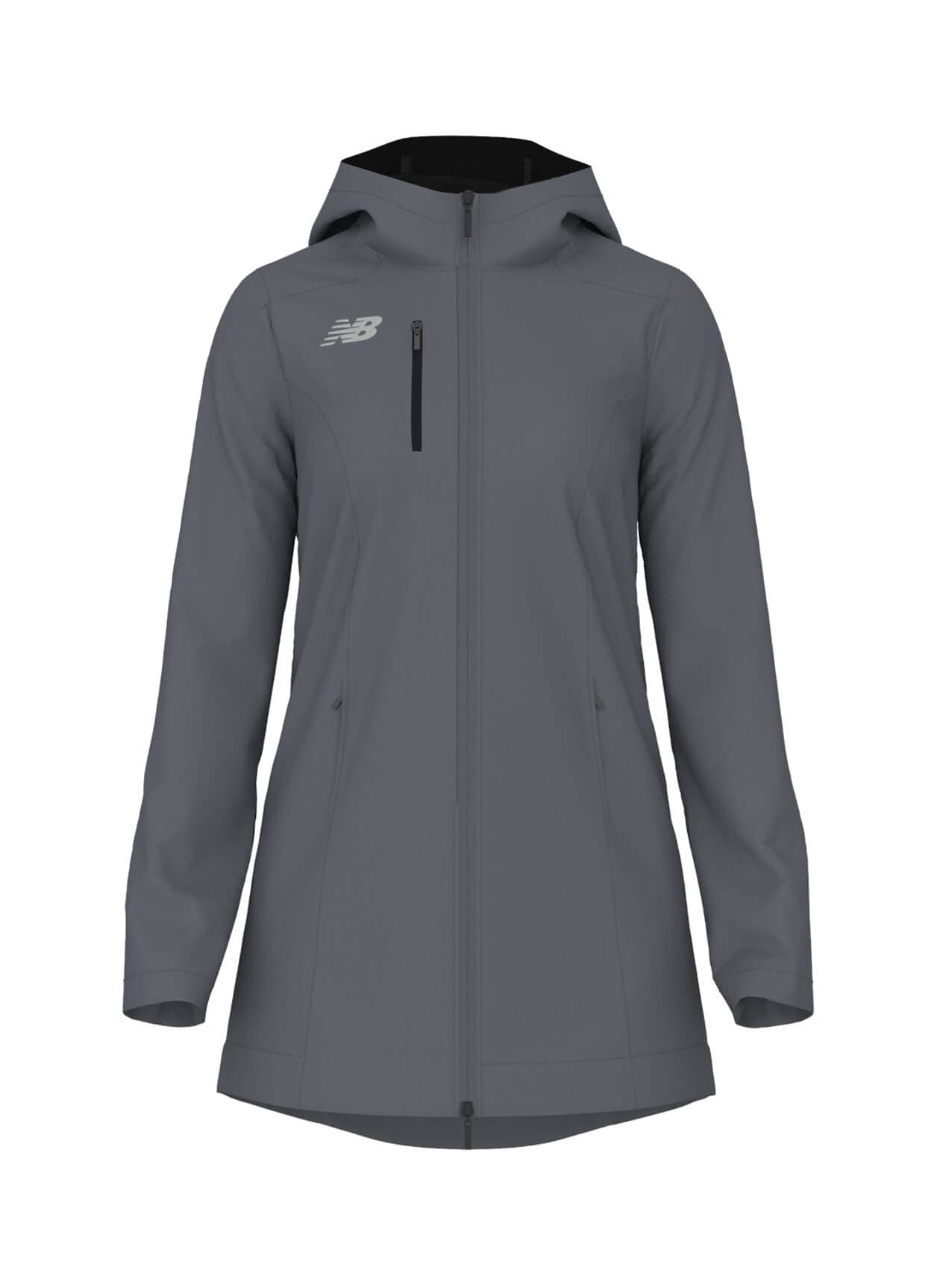 New Balance Women's Stratum Fleece Lined Jacket - Dark Grey LG