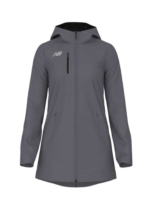 New Balance Women's Stratum Fleece Lined Jacket - Dark Grey LG