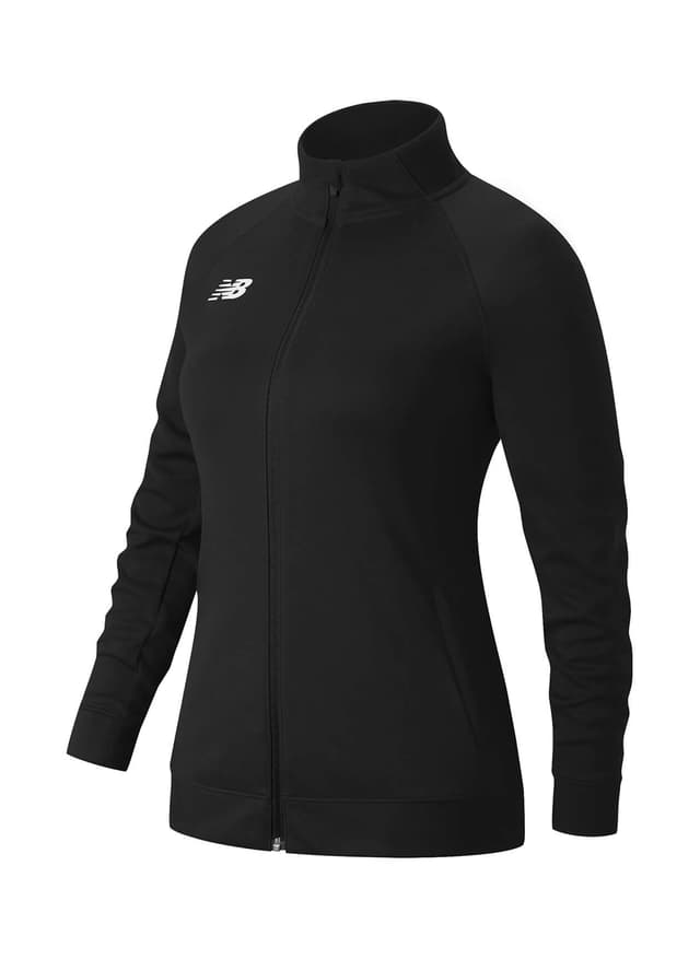 New Balance Women's Knit Training Jacket - Black LG