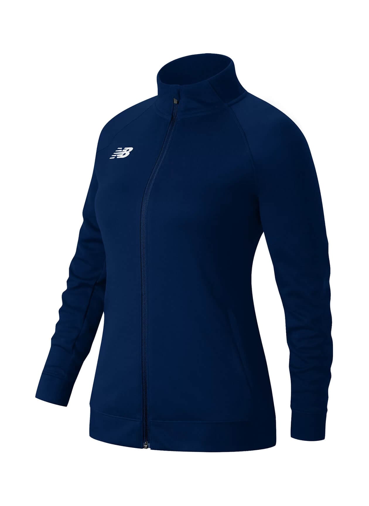 New Balance Women's Knit Training Jacket - Navy LG