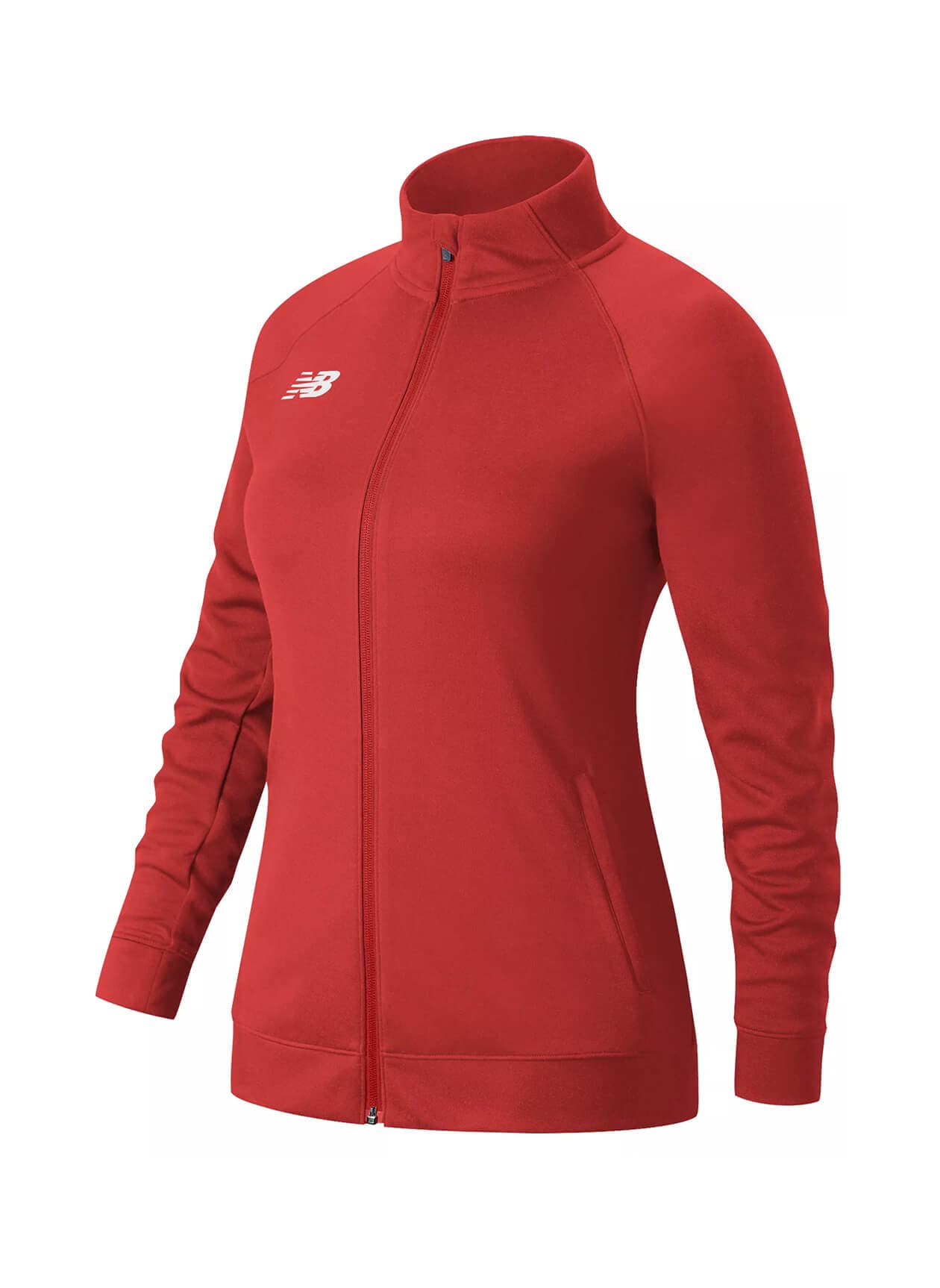 New Balance Women's Knit Training Jacket - Red LG