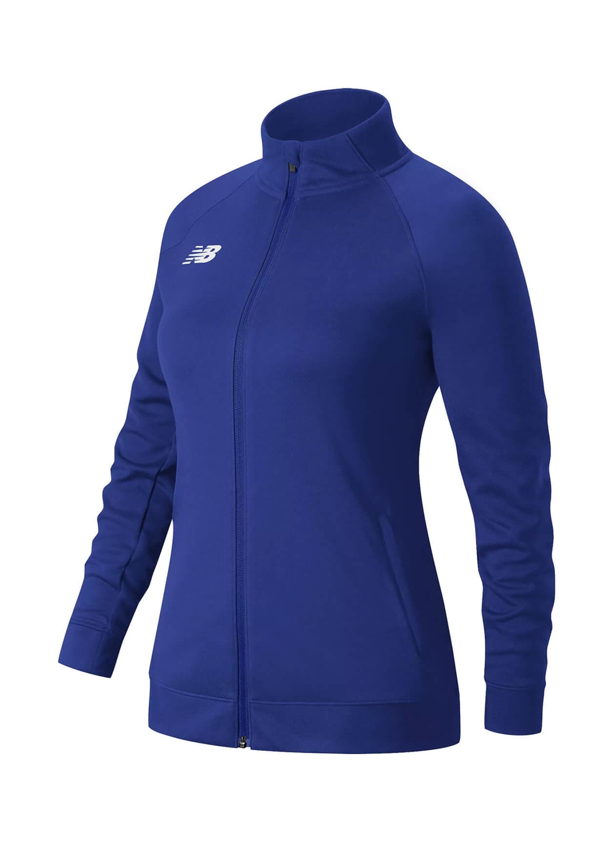 New Balance Women's Knit Training Jacket - Blue LG