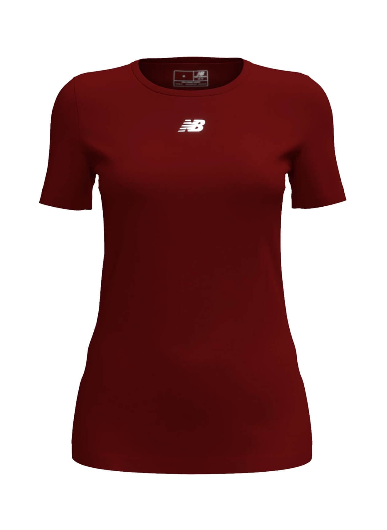 New Balance Women's Nblend T-Shirt - Red LG