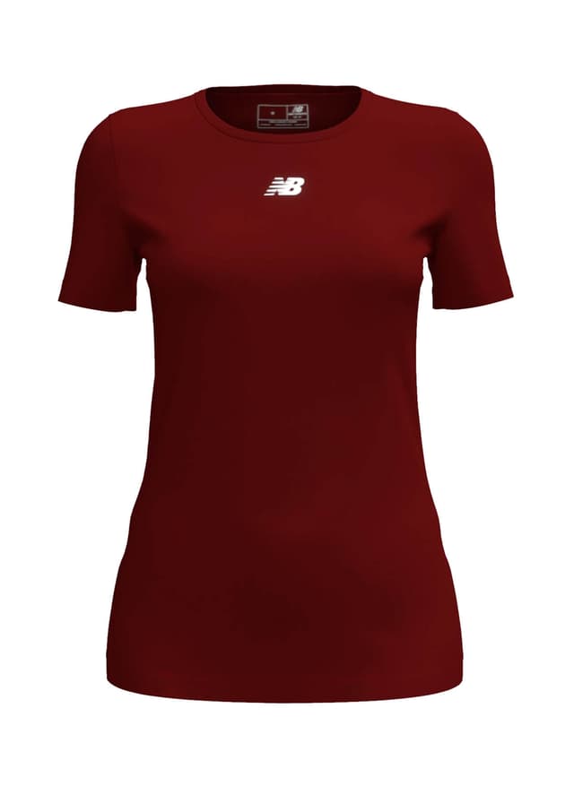 New Balance Women's Nblend T-Shirt - Red LG