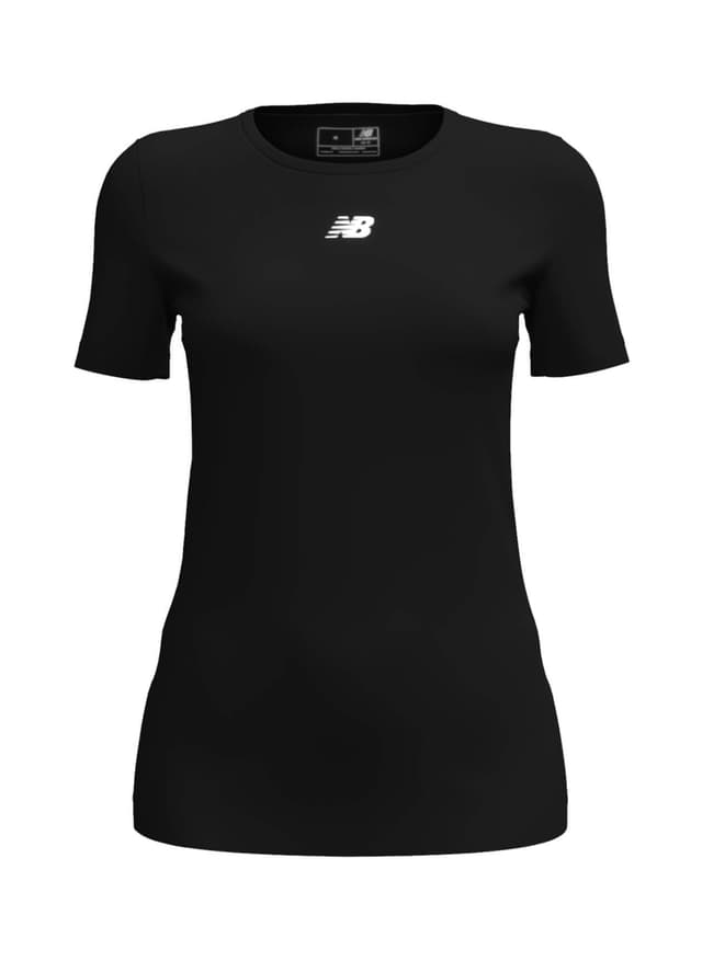 New Balance Women's Nblend T-Shirt - Black LG