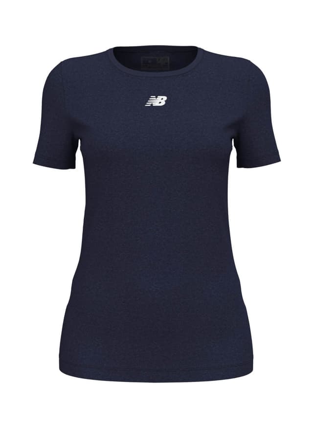 New Balance Women's Nblend T-Shirt - Navy LG