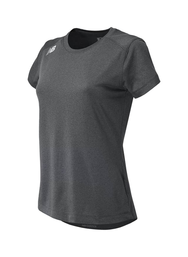 New Balance Women's Short Sleeve Tech T-Shirt - Dark Grey LG