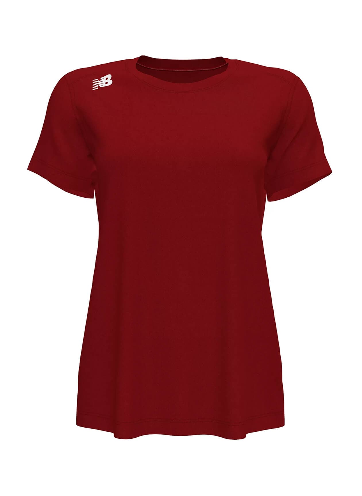 New Balance Women's Short Sleeve Tech T-Shirt - Mercury Red (MCR) LG