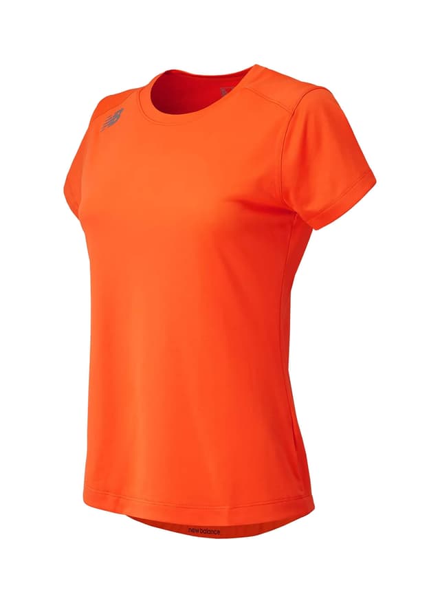 New Balance Women's Short Sleeve Tech T-Shirt - Orange LG