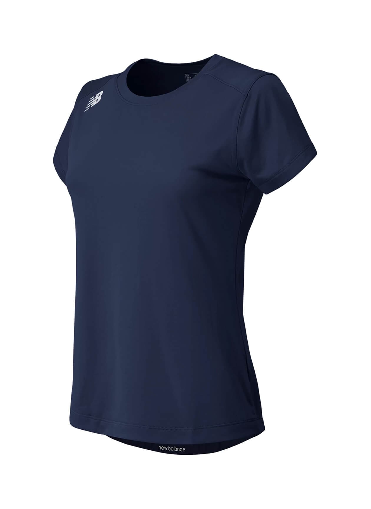 New Balance Women's Short Sleeve Tech T-Shirt - Navy LG