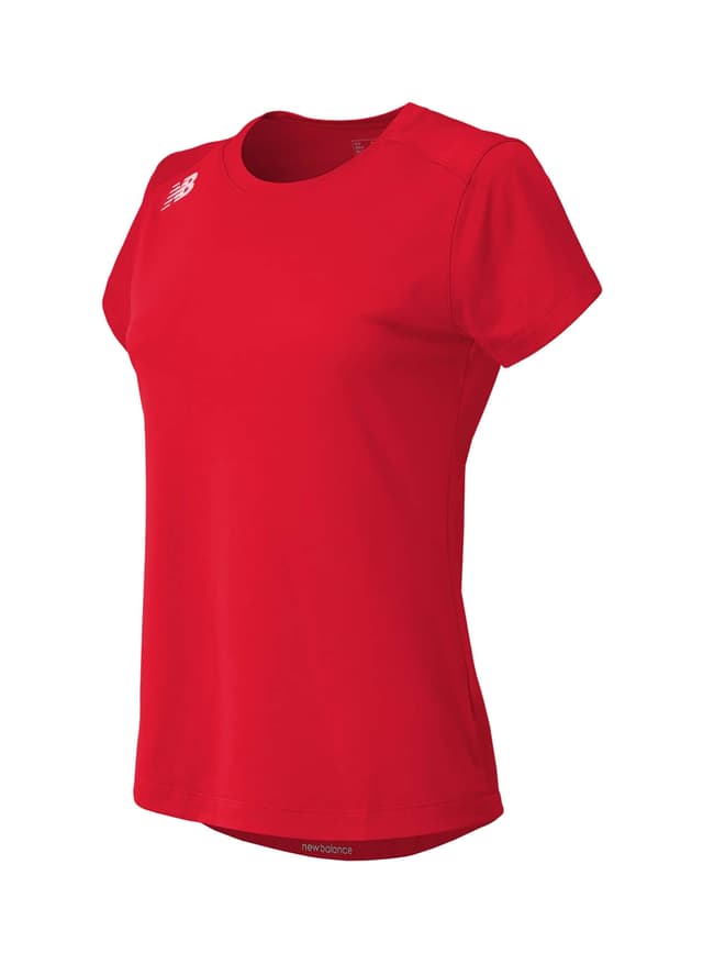 New Balance Women's Short Sleeve Tech T-Shirt - Team Red (TRE) LG