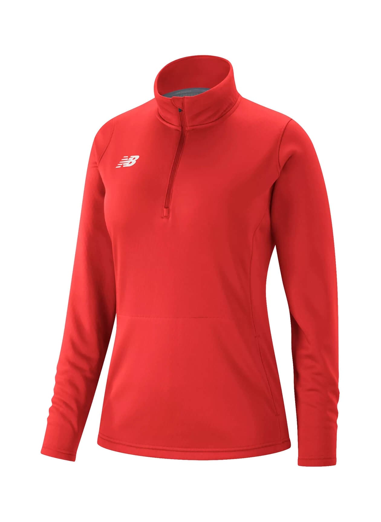 New Balance Women's Thermal Half Zip - Team Red (TRE) LG